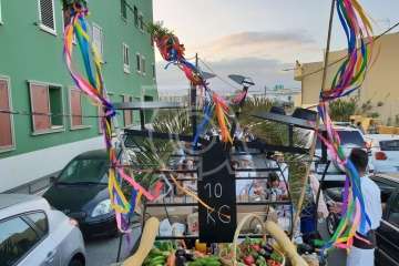 Romería popular en El Caracol (Foto Francisco Javier Santana)